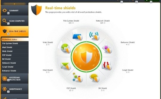 avast webshield will not switch back now after disable