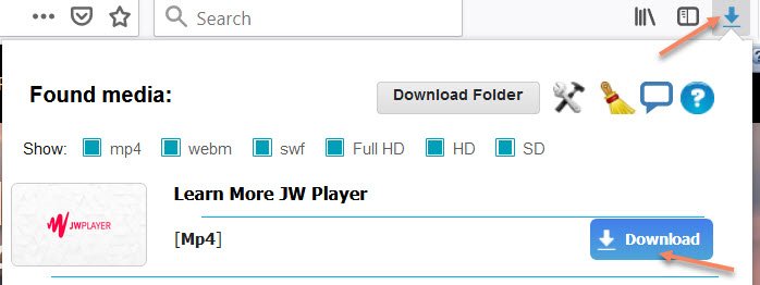 jw player plugin for idm