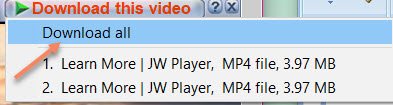 Jw player Download Using IDM