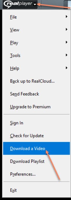 Real Player Video Download