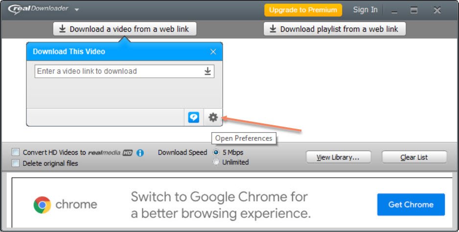 chrome video player download