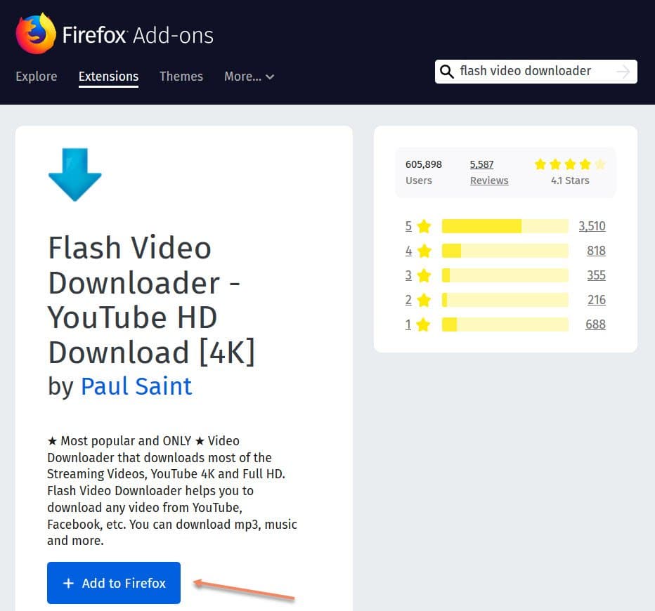 flash video downloader extension for android