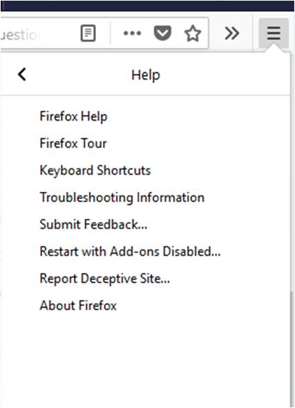 Firefox Help