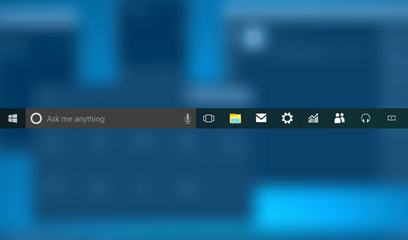 Windows 10 Taskbar