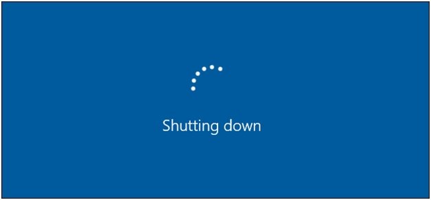 update and shutdown windows 10