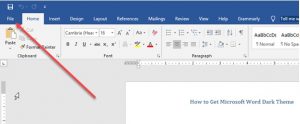 How To Enable Microsoft Office - Word Dark Theme? [SOLVED]