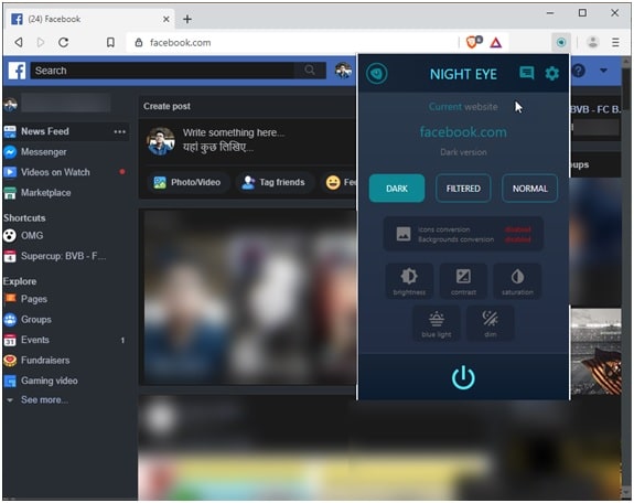 Night_Eye_Browser_Extension_For_Dark_Mode
