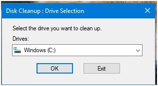 Diskcleanup_Drive_Selection