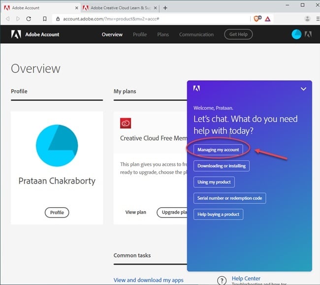 how to remove adobe creative cloud from windows 10
