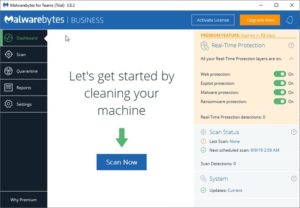 how to disable malwarebytes premium trial expired popups