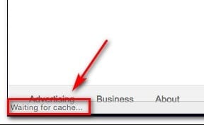 google chrome waiting for cache mac