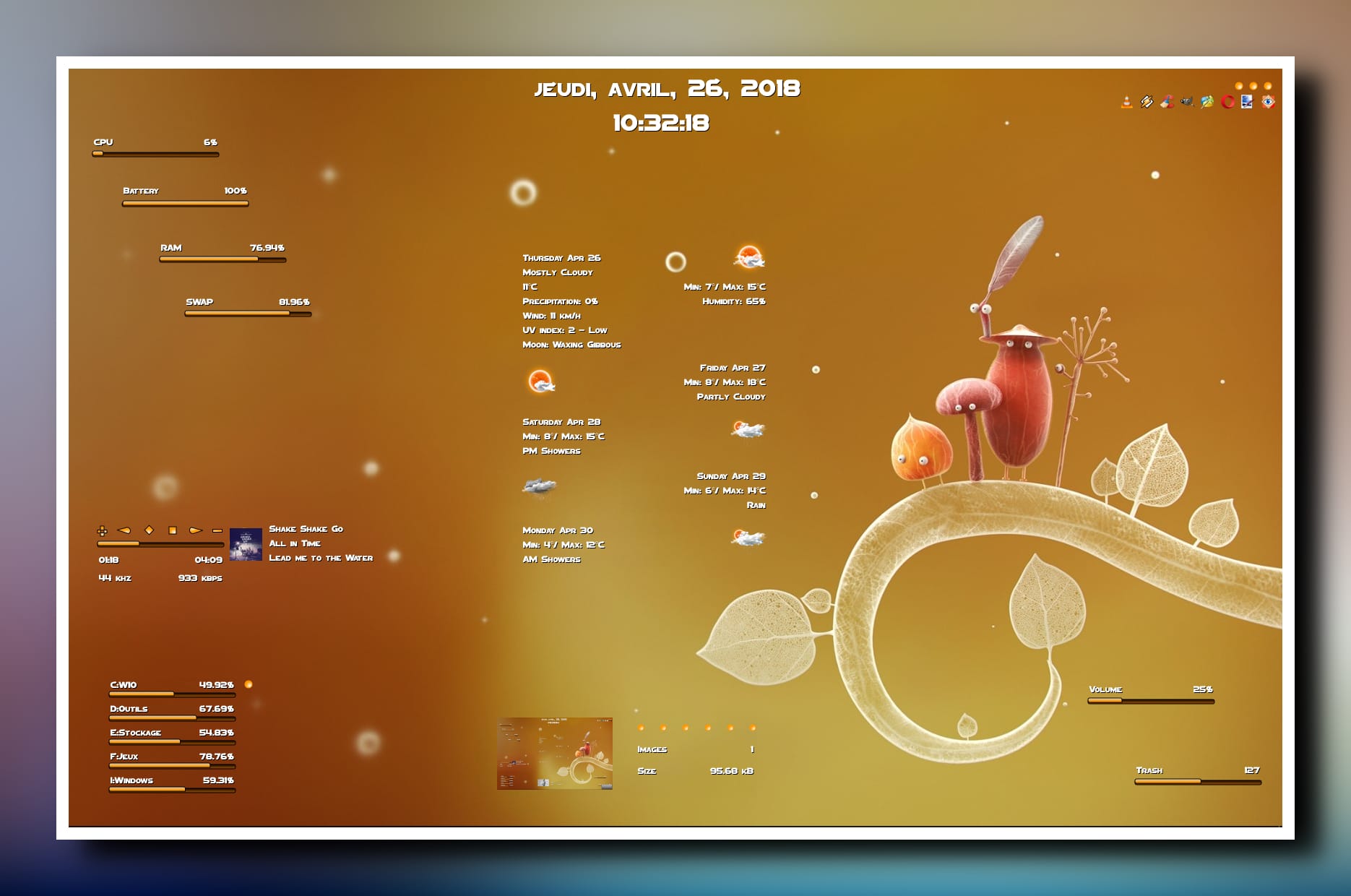 best rainmeter skins 2019