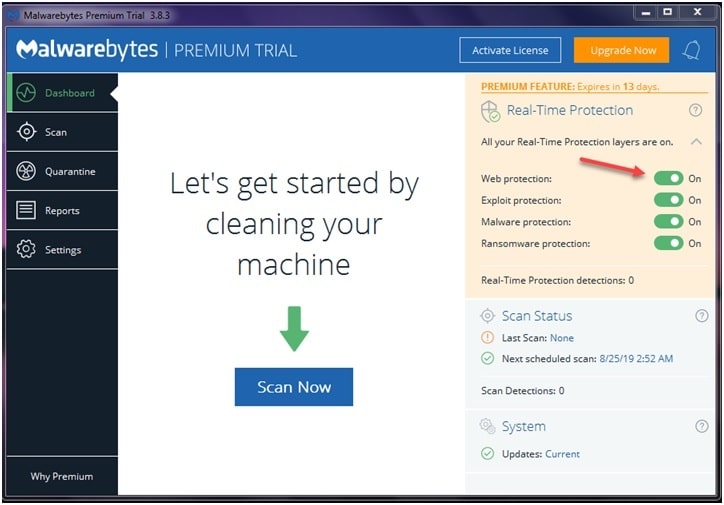 malwarebytes premium reinstall