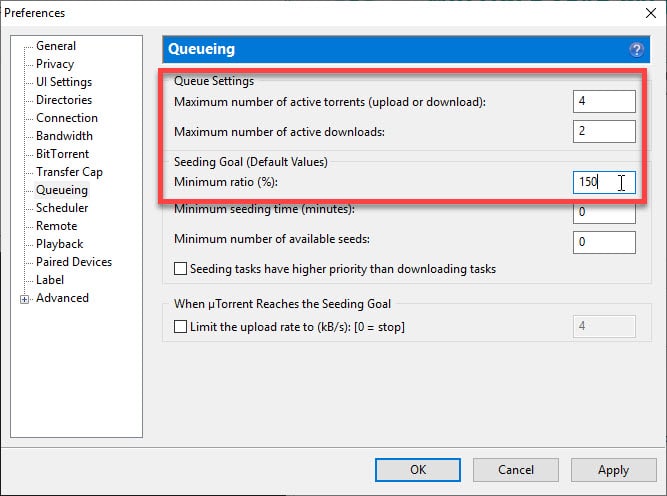 utorrent seeding faster