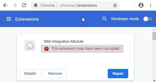 idm extension chrome