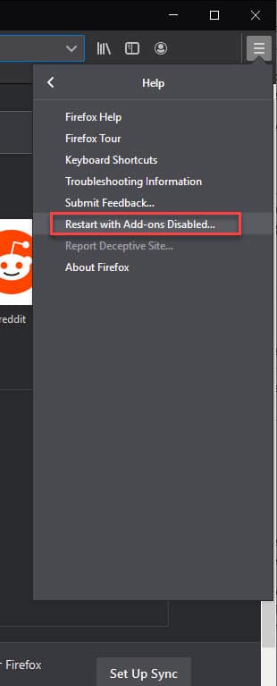 reset all firefox printer settings