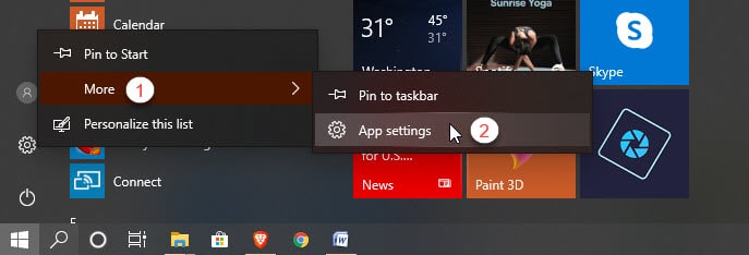 settings won t open windows 10
