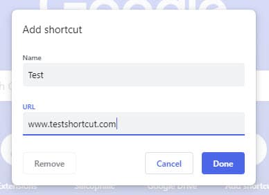 creating_test_shortcut
