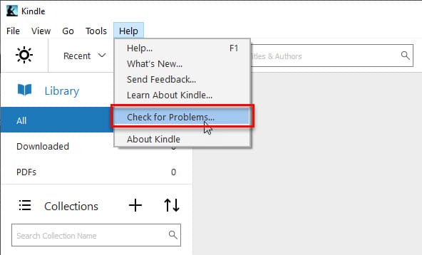 kindle_check_for_problems