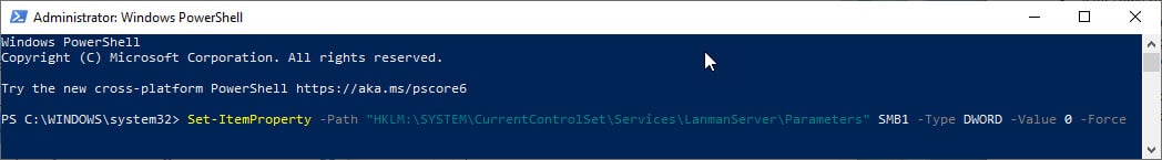 powershell_disable_smbv1