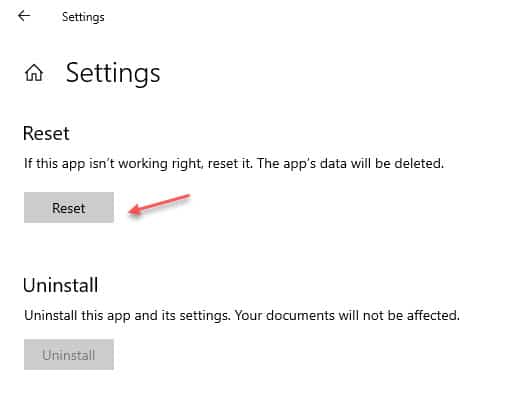 windows 10 settings app crash fix