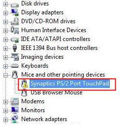 Synaptics pointing device driver как удалить