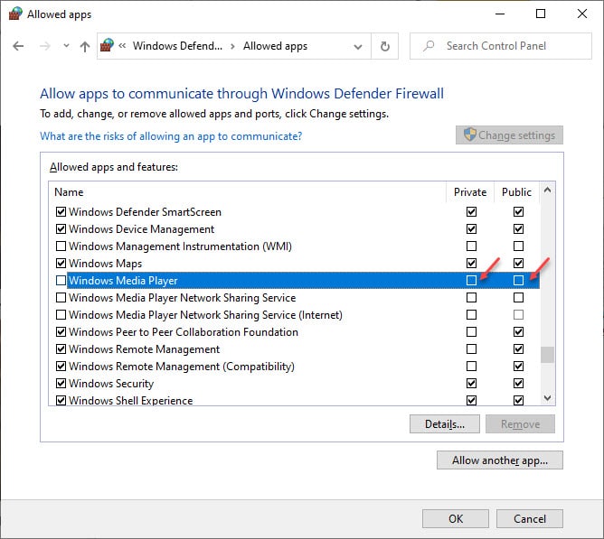 allow teamviewer through firewall