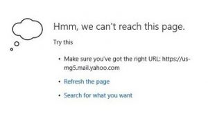 microsoft edge can t reach this page