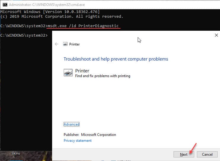 printer_troubleshooter_command_prompt