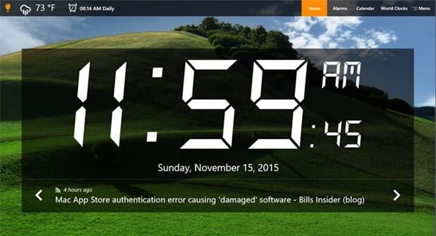 install clock on desktop windows 10