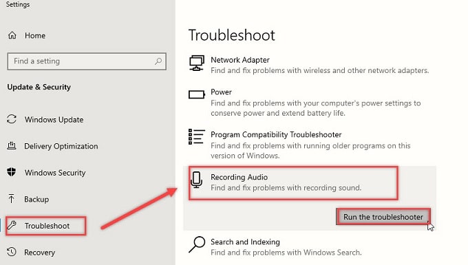 Troubleshoot_recording_audio