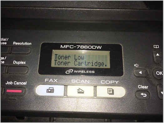 unable to scan to computer using brother printer
