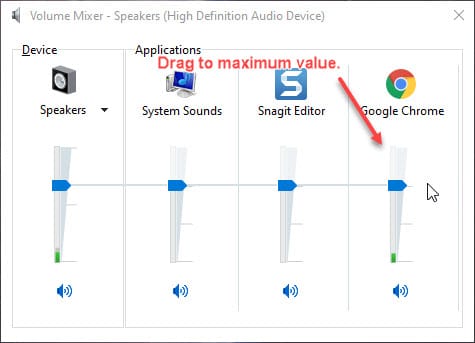 audio too quiet windows 10