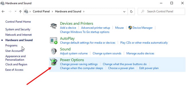 Hardware_and_Sounds_Power_option