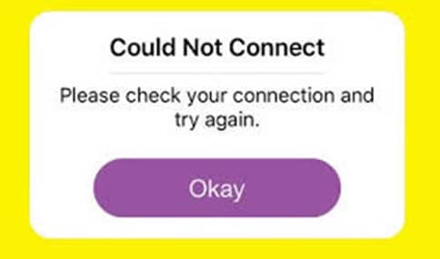 Snapchat Could Not Connect To Server! [FIXED]