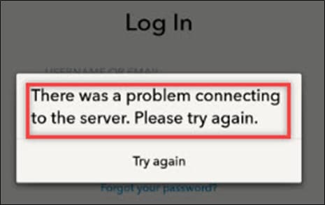 Snapchat Could Not Connect To Server! [FIXED]