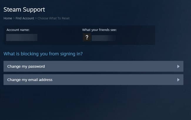 steam forgot password trade ban