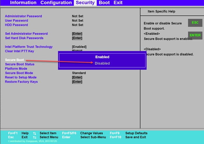 windows 10 disable quickboot