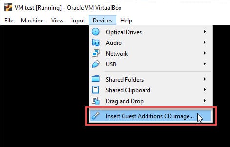 install guest additions virtualbox not opening