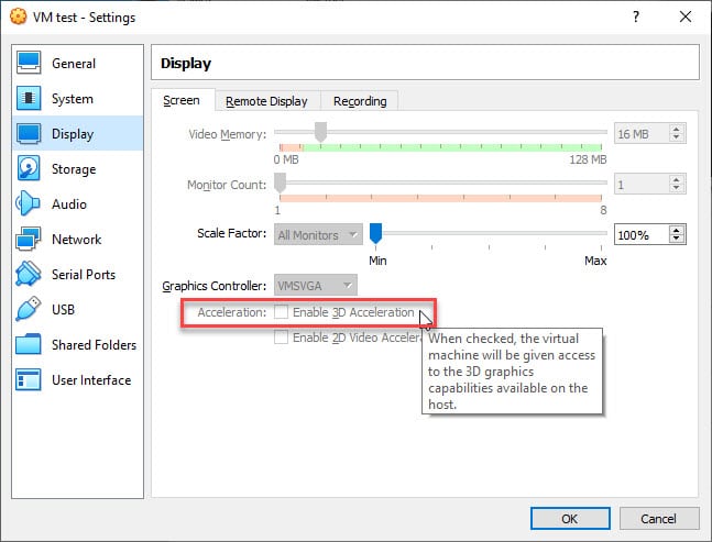 virtualbox network settings for windows 3.11 for workgroups