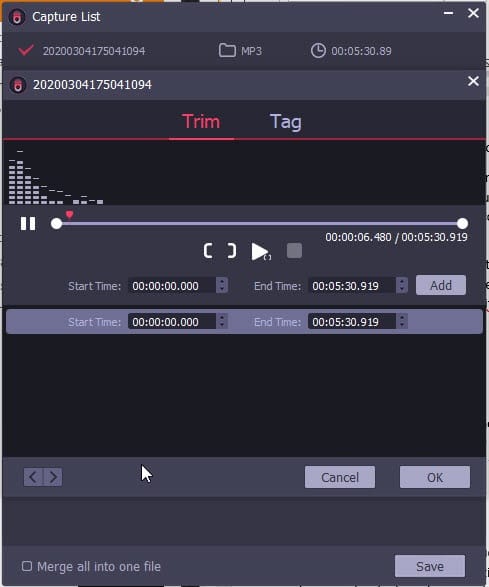 tuneskit audio capture free