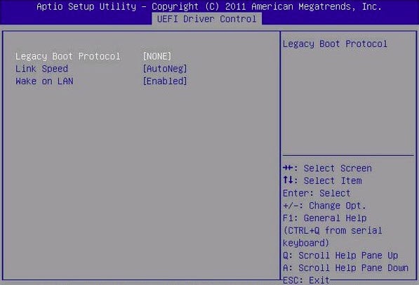 aptio setup utility american megatrends bios update