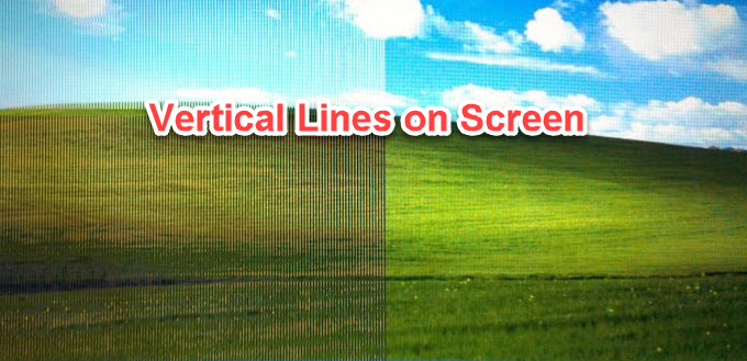 monitor display vertical lines