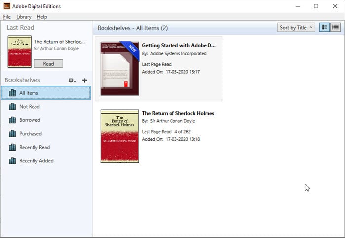 my adobe digital editions books dont go to bluefire reader