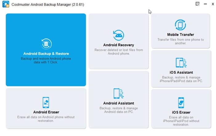 coolmuster android backup manager review