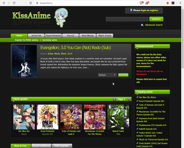 kissanime new site