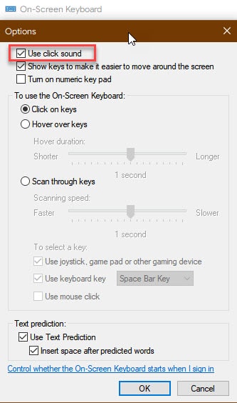 windows 10 keyclick sounds