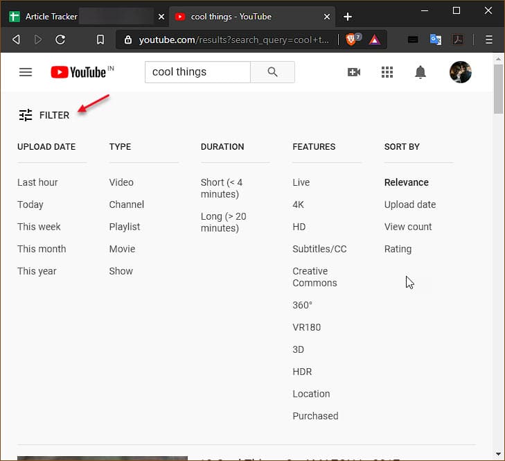 YouTube Search Filters; How To Search Videos Like A Pro?