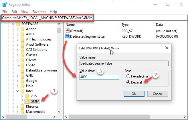 regedit_intel_dedicatedsegmentsize_valuedata