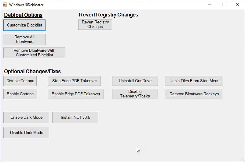 hp bloatware removal tool